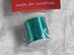 Beading Wire 26 Gauge Turquoise 30m